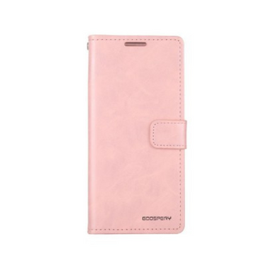 Samsung Galaxy S22 Ultra Compatible Case Cover With Premium Blue Moon Diary - Rose Gold